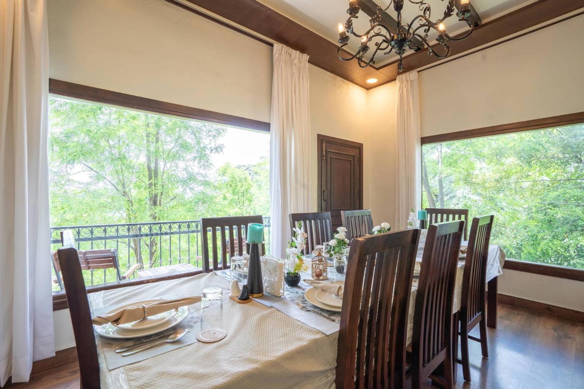 Stayvista At Pine Estate With Outdoor Jacuzzi 심라 외부 사진