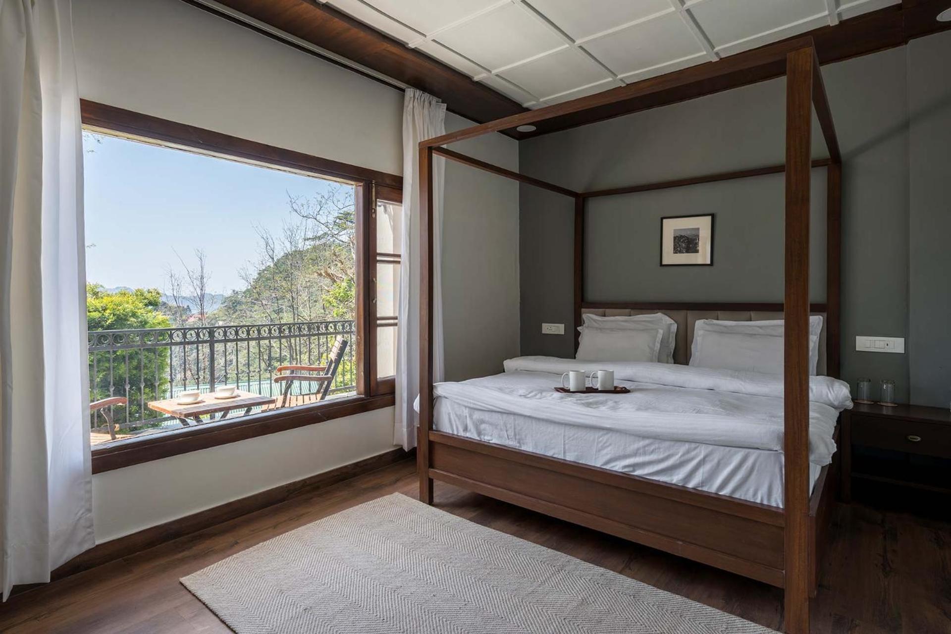 Stayvista At Pine Estate With Outdoor Jacuzzi 심라 외부 사진
